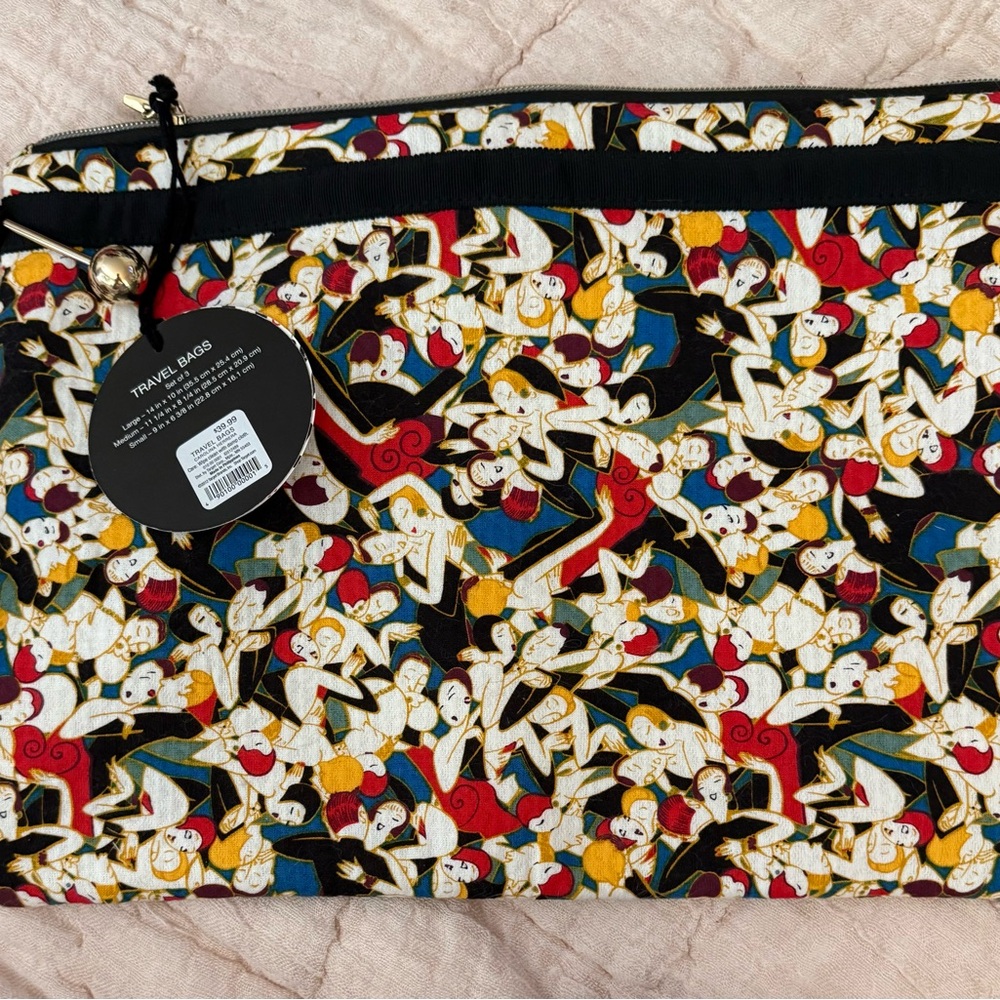 Carolina Herrera x Target Colorful Patterned Travel Bag. NWT